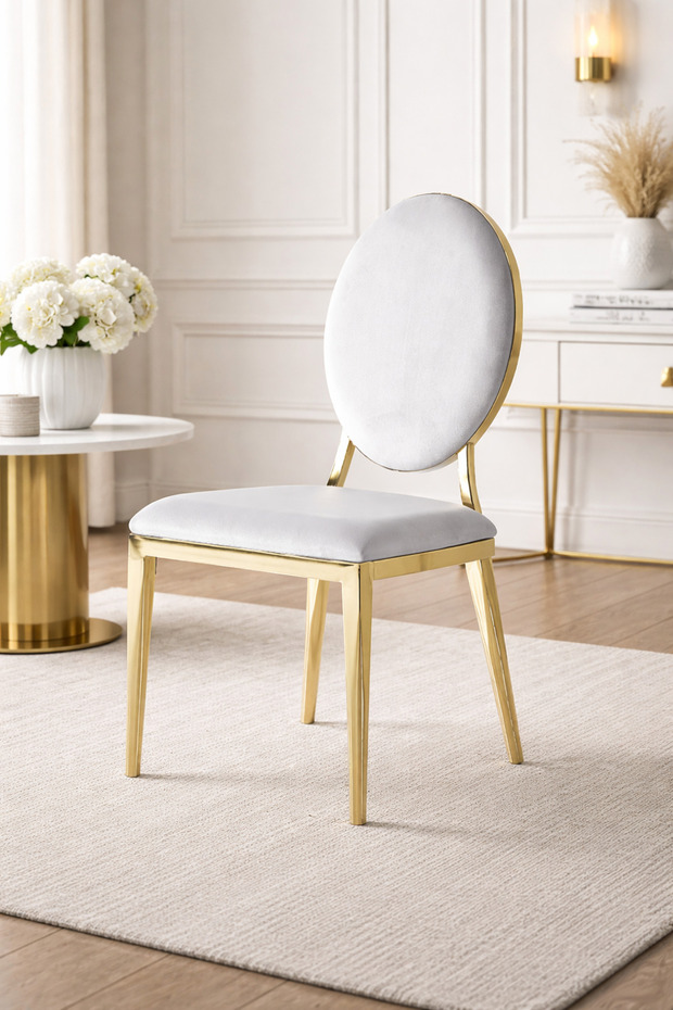 DM S85 Sandalye Gold - 1