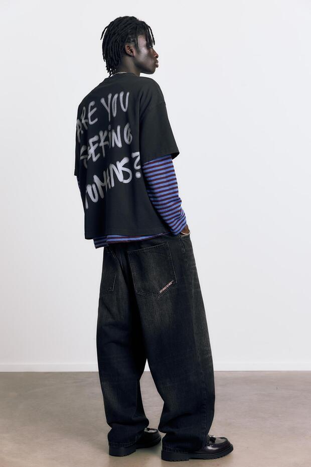 STWD grafik baskılı t-shirt - 4