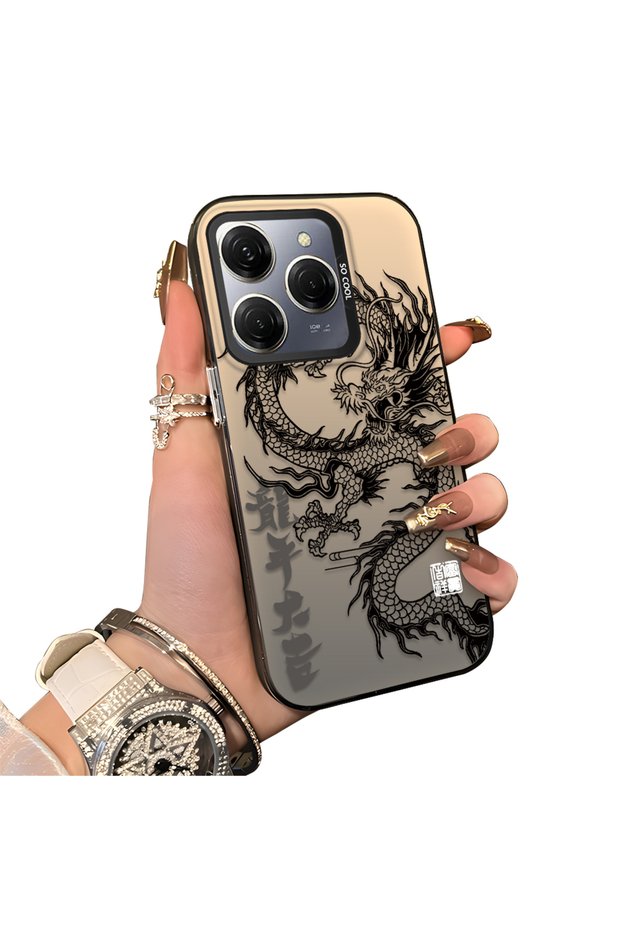 Tecno Spark 20 Pro 4G/5G Compatible Hard Acrylic Back Silicone Edge Lens Protection Case