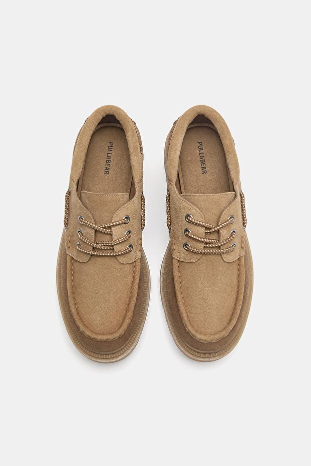 Hacimli deri tekne ayakkabısı - 4