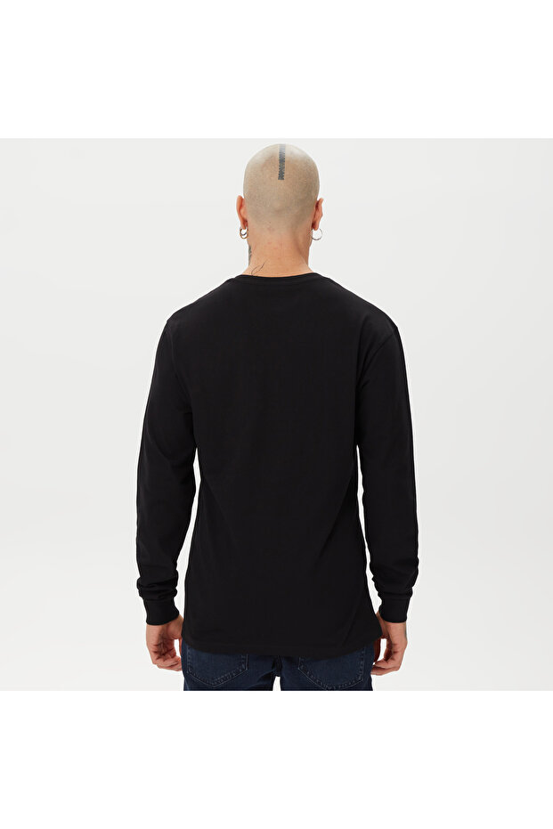 Ανδρικό μαύρο καθημερινό μπλουζάκι CSC Basic - 2