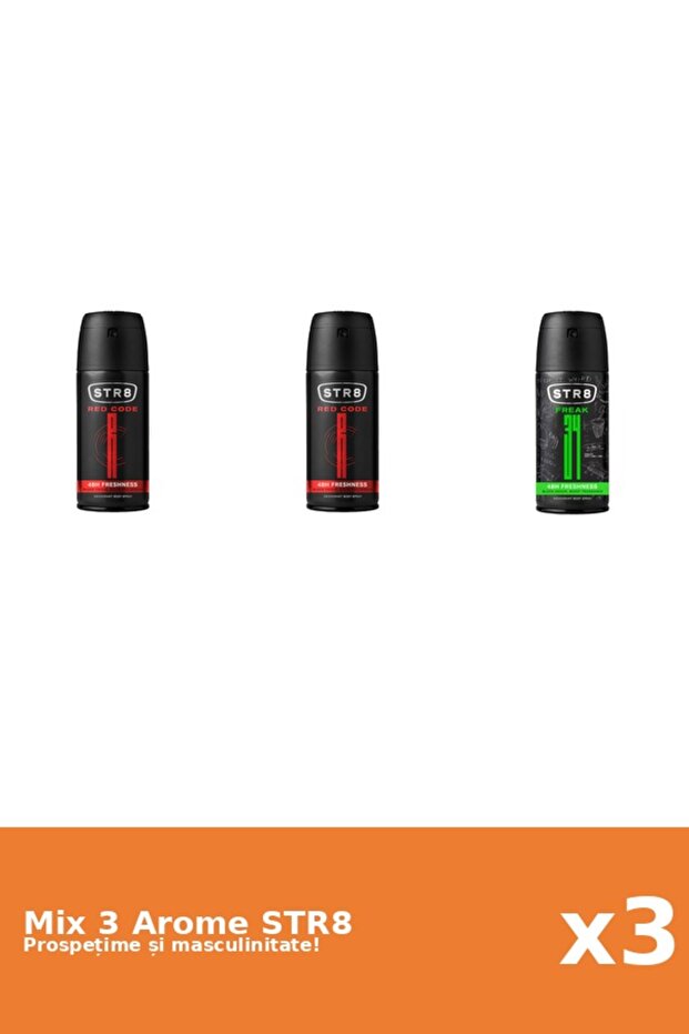 Set 3 Mix STR8: 1x FR34K, 2x Red Code - 1