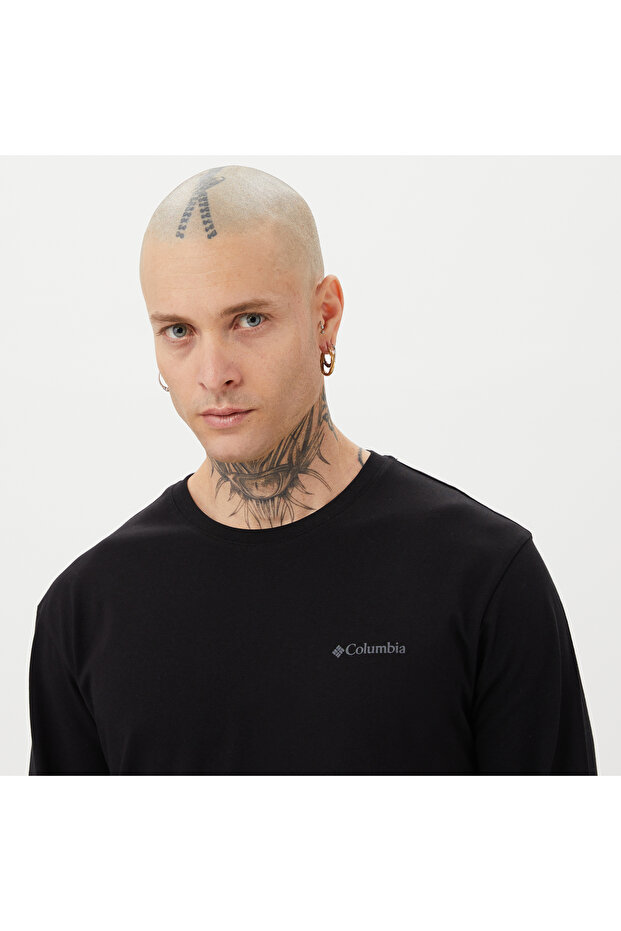 Ανδρικό μαύρο καθημερινό μπλουζάκι CSC Basic - 4