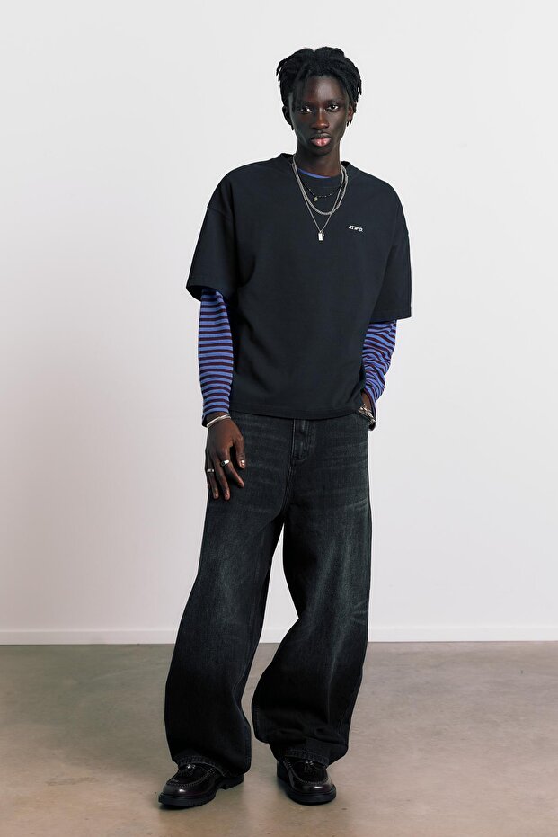 STWD grafik baskılı t-shirt - 3