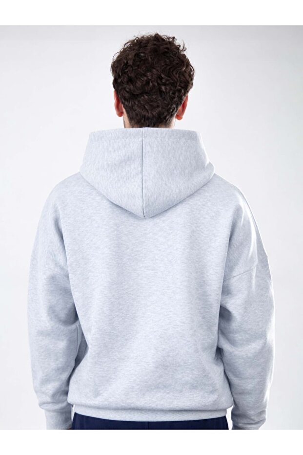 Basic Erkek Oversize Hoodie C107 - 2