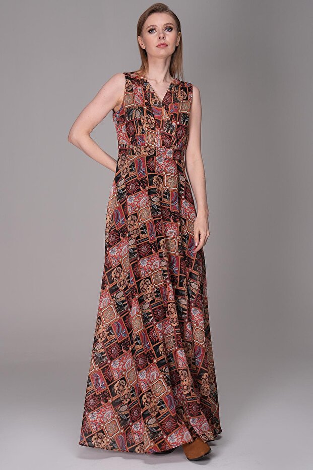 Uzun Şifon-Elbise - 3