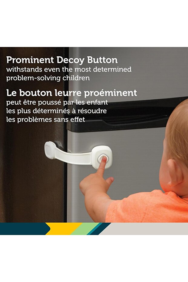 قفل متعدد الاستخدامات من OutSmart، أبيض - 3