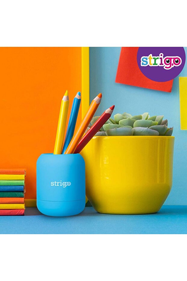 Writing Instruments Holder, Blue - 2