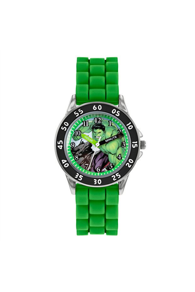 Marvel Avengers Green Silicon Strap Watch