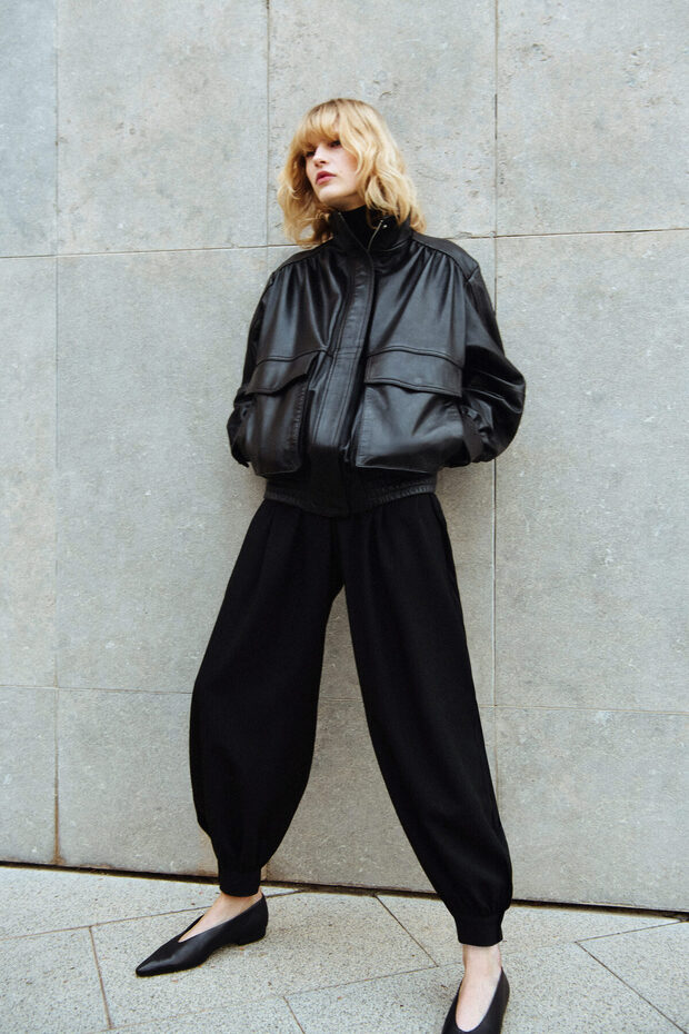 Pileli Balon Pantolon - 2