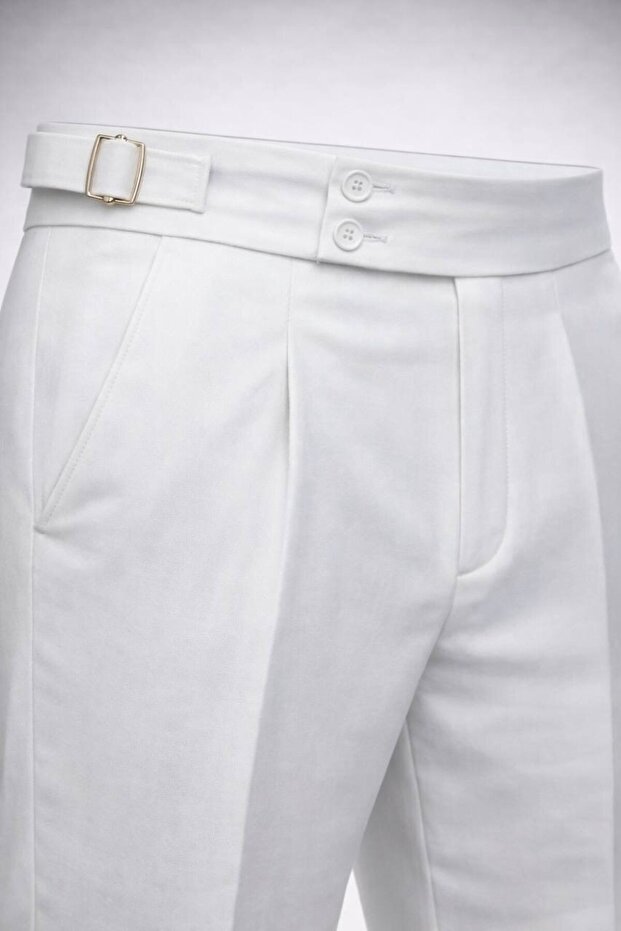 Premium Old Money Stretch Fabric Trousers