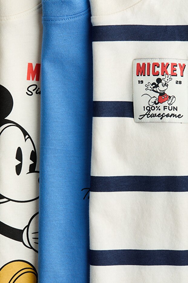 3'lü Baskılı Tişört - 2