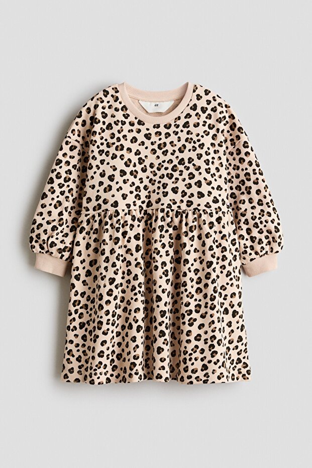 Oversize Sweatshirt Elbise - 1