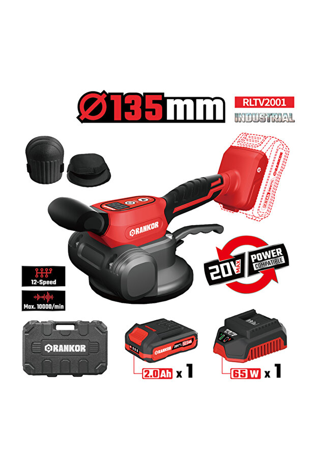 آلة اهتزاز البلاط ببطارية الليثيوم أيون - 2