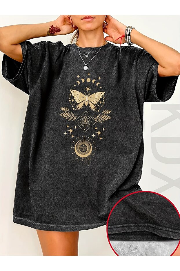 Unisex Acid Washed Oversized T-Shirt – Cotton Casual Comfort Fit