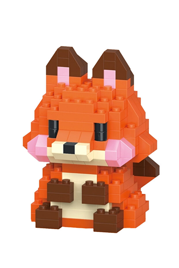 Tilki Model Karakter Figürü 3D Yapı Oyuncakları - 3