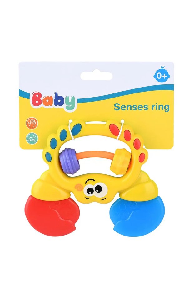 Jucarie bebe crab, Multicolor