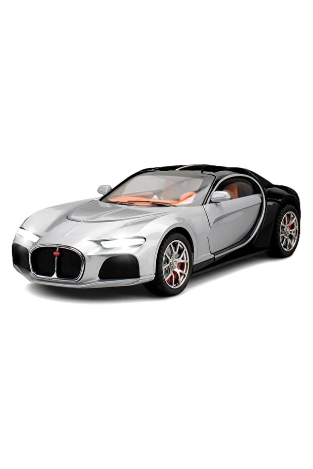 DKH 1:24 Scale Die-cast SUV/Sports Car Model, Zinc Alloy, Pull Back Action with Lights and Sound