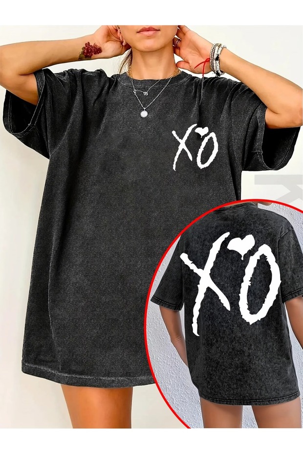 Unisex Acid Washed Oversized T-Shirt – Cotton Casual Comfort Fit