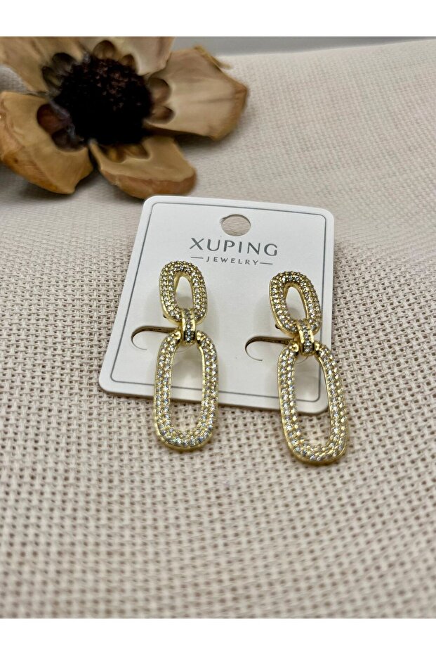 Xuping 14k taşlı küpe