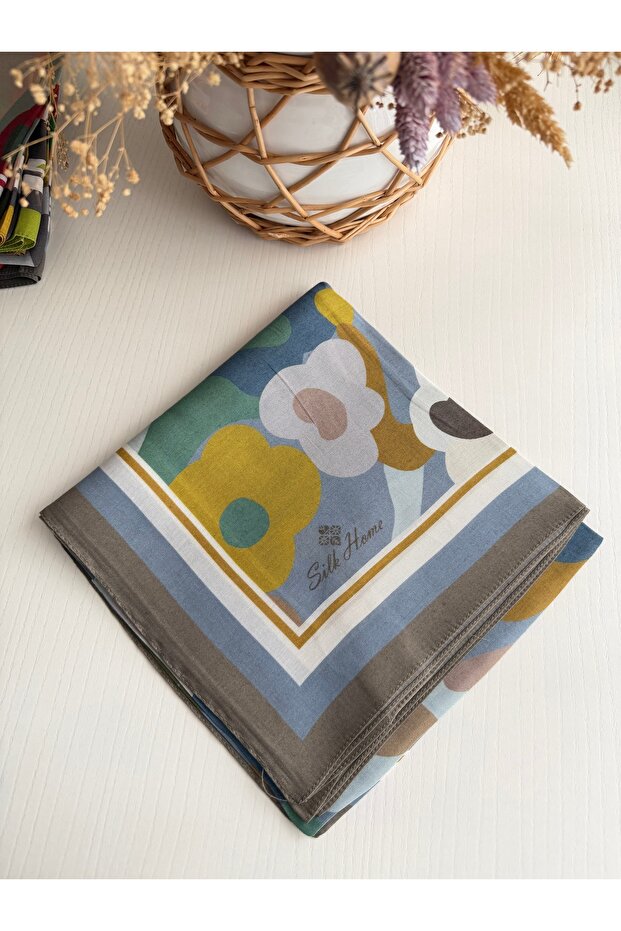 Silkhome aura eşarp çiçekli - 1