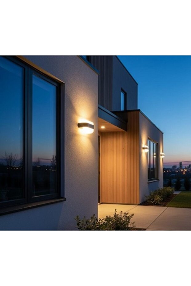 LED Wall Light 12W Black - 2