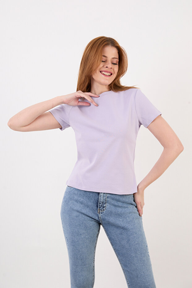 بلوزة أساسية بأكمام قصيرة - 3