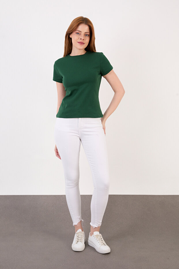 KISA KOL BASIC BLUZ - 2