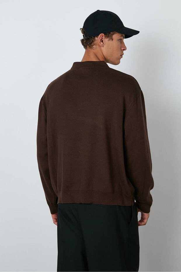 Polo Yaka Oversize Kazak - 5