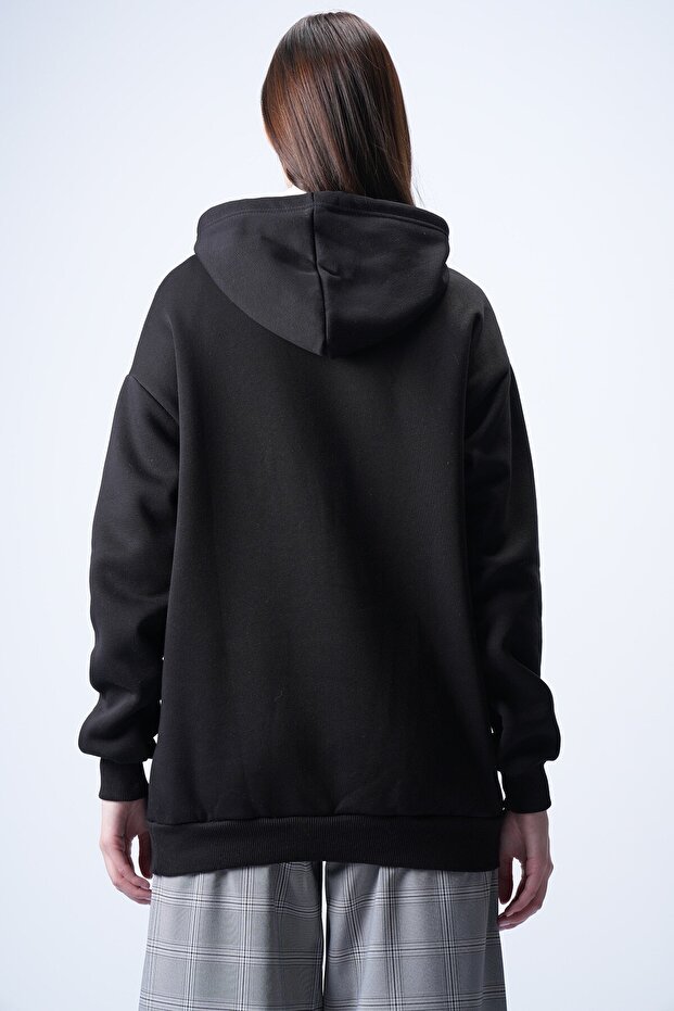 Kapüşonlu Sweatshırt - 4
