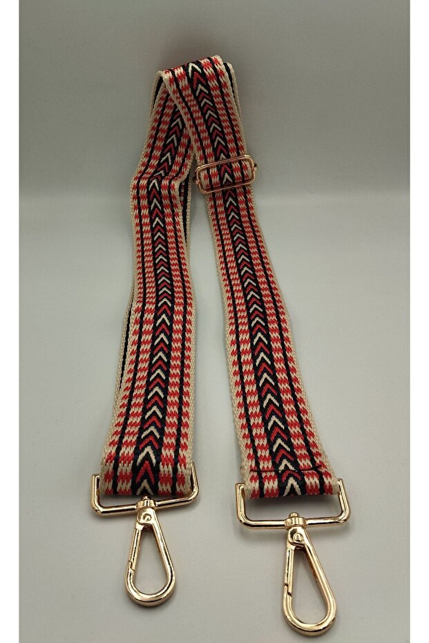 Patterned Bag Strap Woven Mango - 1