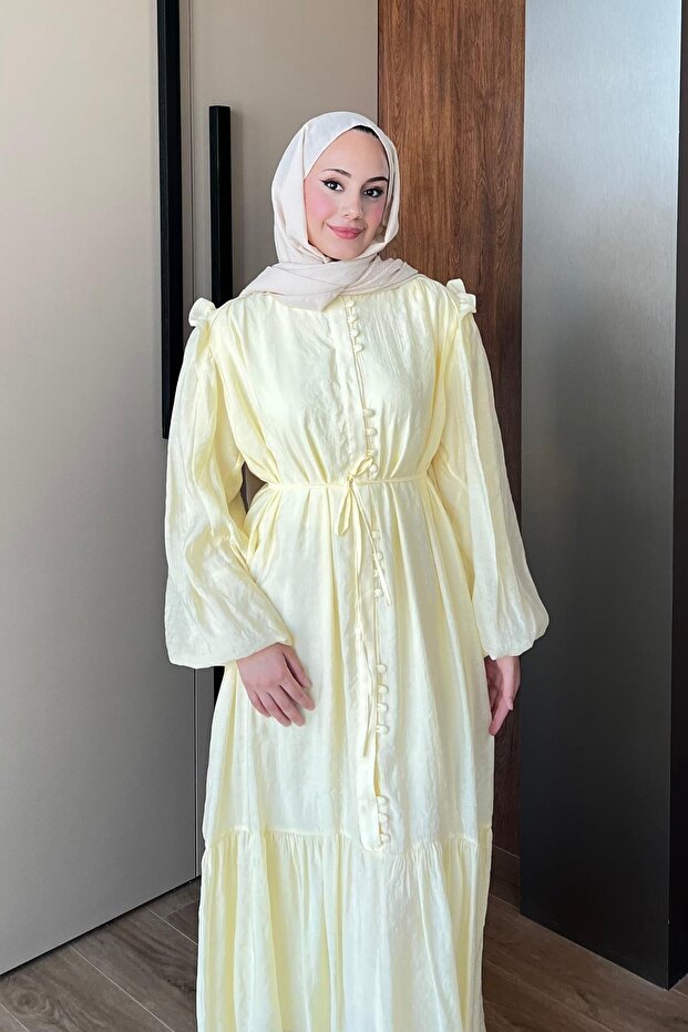 Soi Elbise 1096 Sarı - 3
