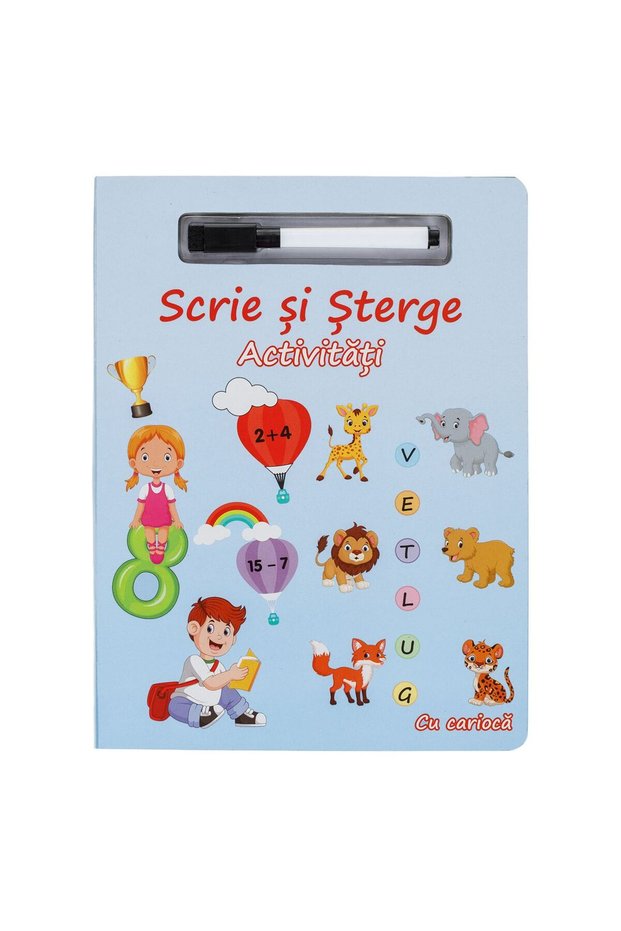 "Write & Erase" Activity Book Carioca A4 - 5F