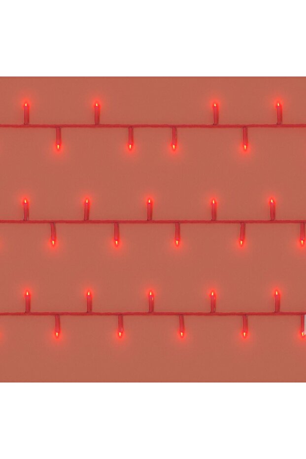 100 LED Interconnectable Light System 6.07m - Red - 2