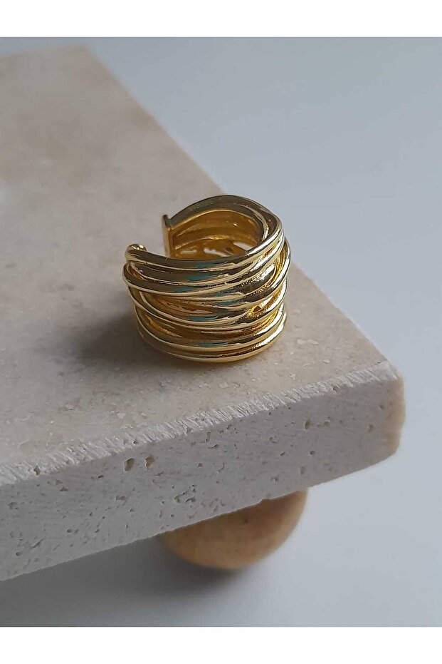 Çelik julls Gold Earcuff - 2