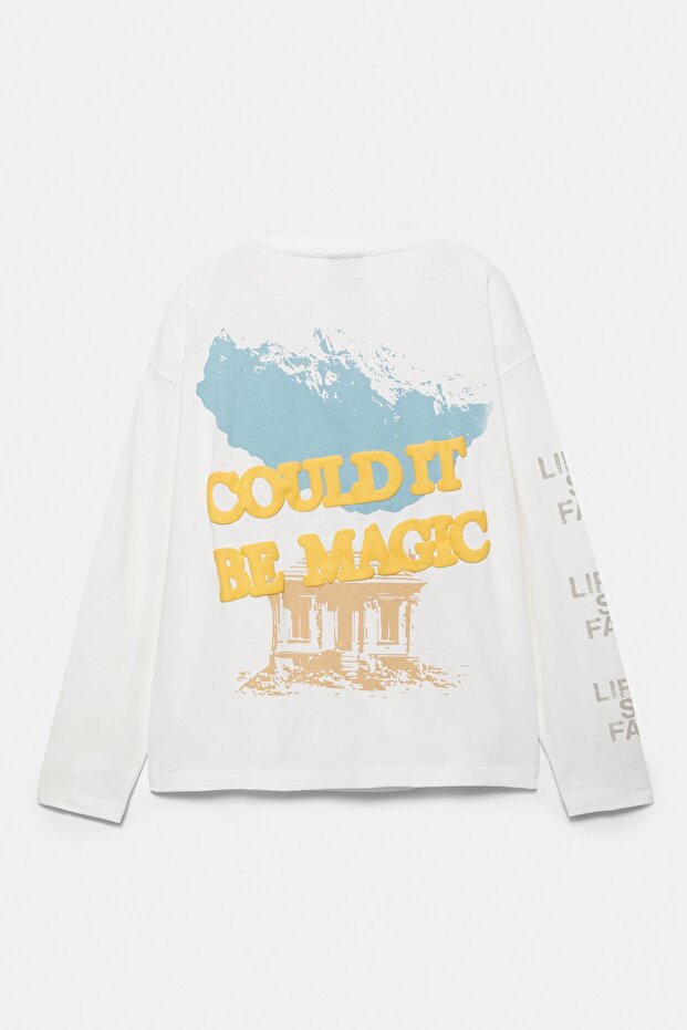 تيشيرت بأكمام طويلة ورسومات - 8