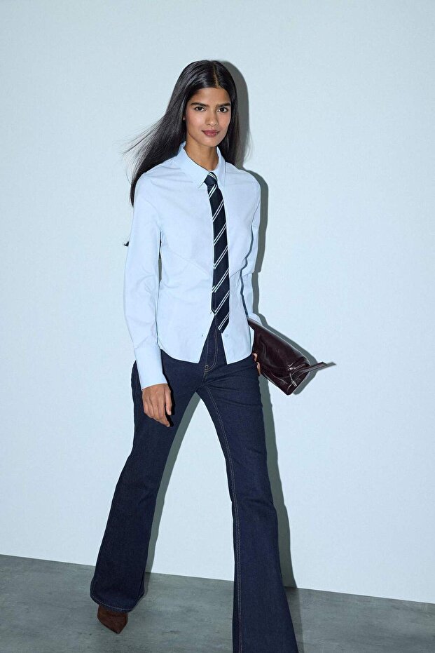 Fitted Poplin Gömlek G7782AX26SP - 3