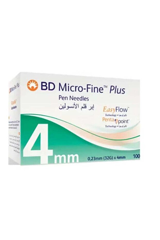 Micro Insulin Pen Needles 4mm 100 Pieces 2 Boxes
