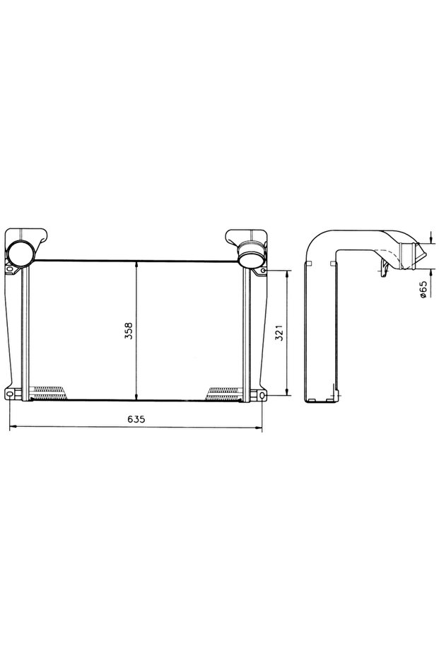 Intercooler Compresor Man L2000/M 2000 L - 5