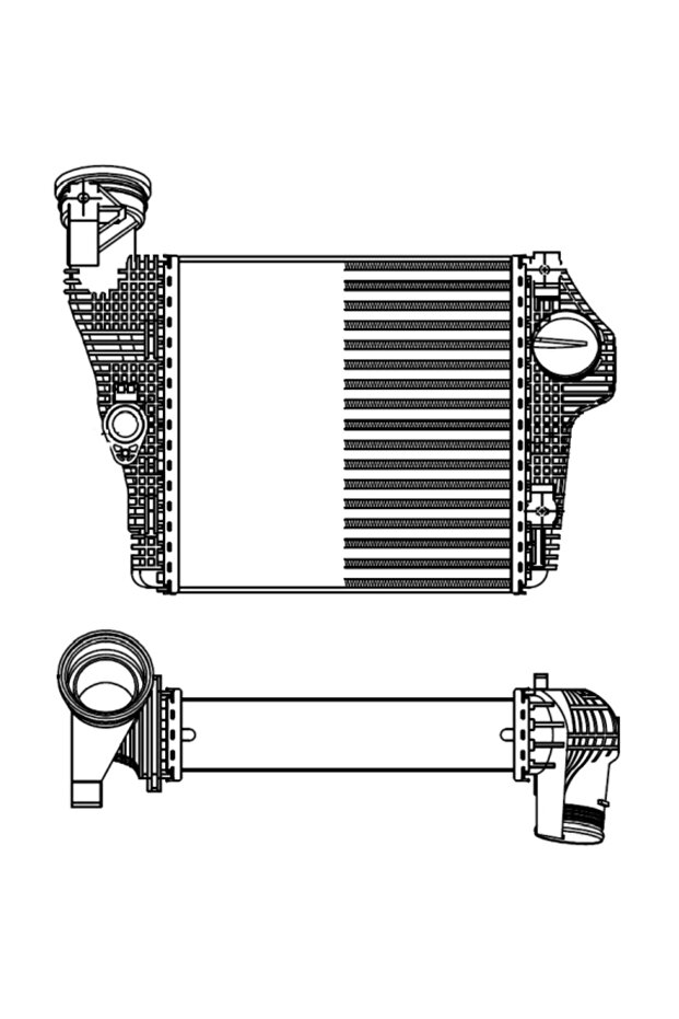 Porsche Macan Compressor Intercooler - 5