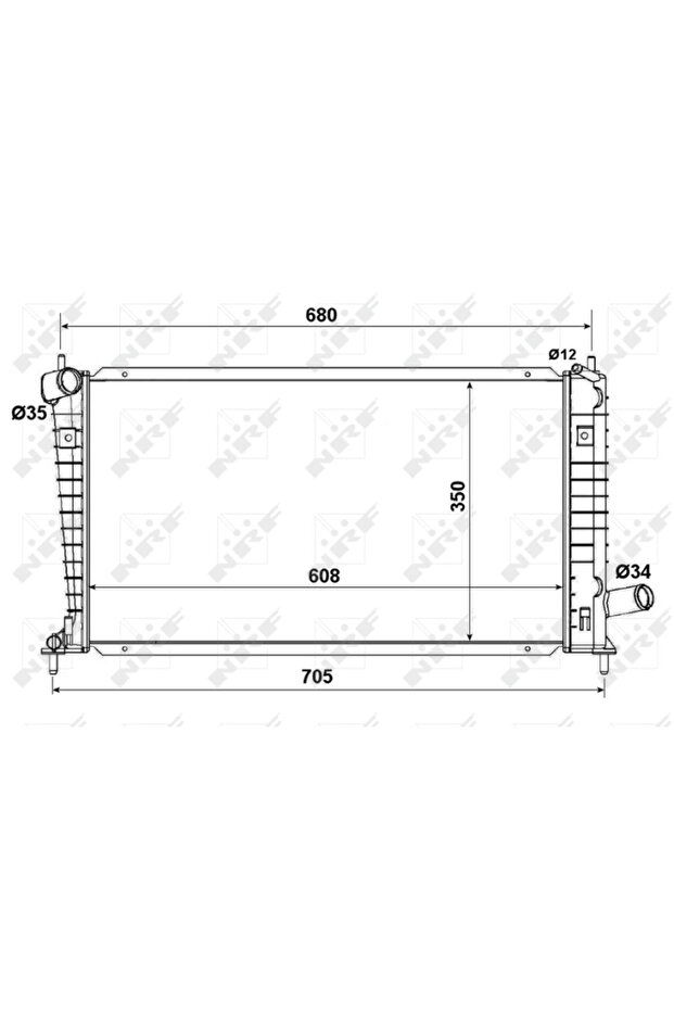 Saab 9-5 Engine Cooling Radiator - 5