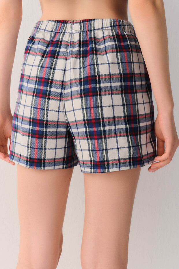 Pillow Check Ekoseli Şort - 4
