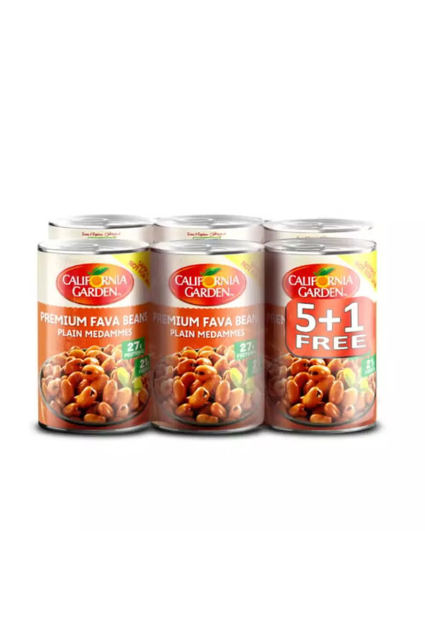 Premium Fava Beans Plain Medammes- 6X450gms