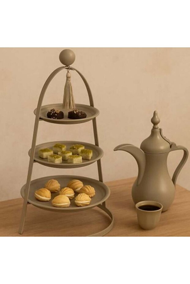 Three-Tier Serving Stand - Elegant and Practical Design - 1