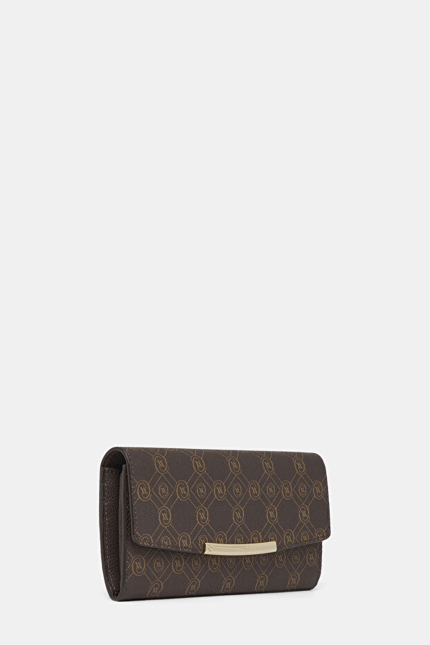 KAHVE MONOGRAM CÜZDAN - 2