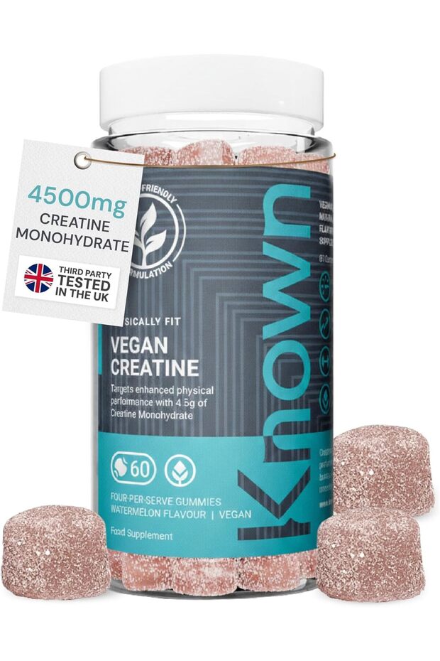 Known Vegan Creatine Gummies – 4500mg, Watermelon, 15 Servings