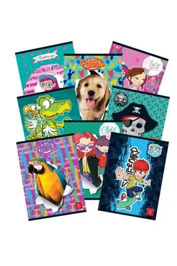 A5 Notebook 48 Sheets Mathematics Polychrome Cover - 1