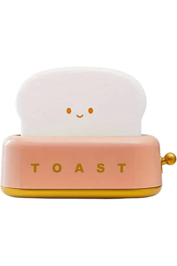 USB Rechargeable Cute Toaster-Shaped LED Night Light