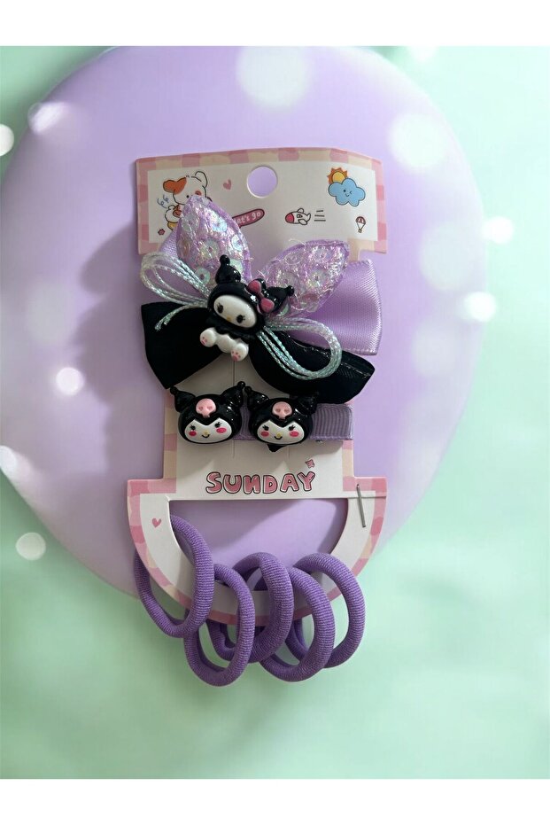 Kuromi and Melody Figure Buckle Set Kuromi