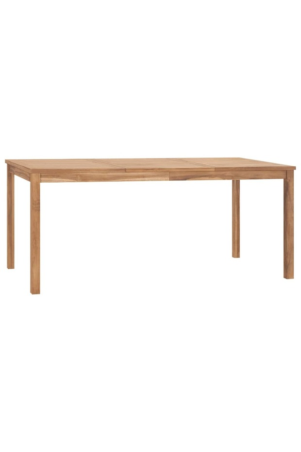 Garden Dining Table 180x90x77 cm Solid Teak Wood